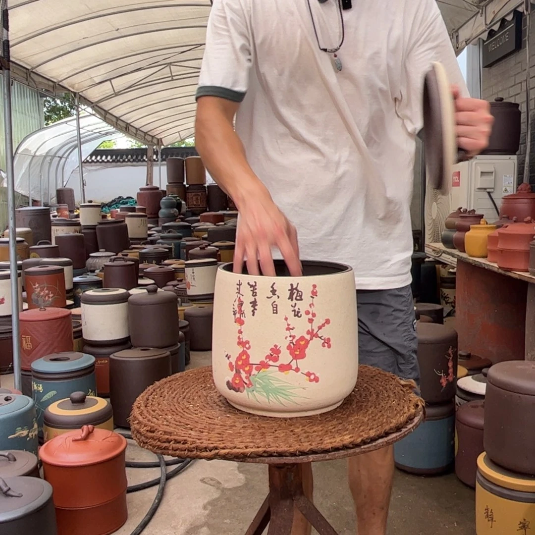 紫砂茶叶罐8 饼茶叶罐