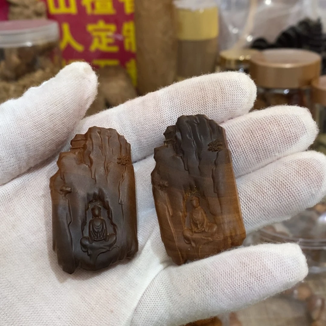 檀香木手串/手链温****哥无相牌子一对