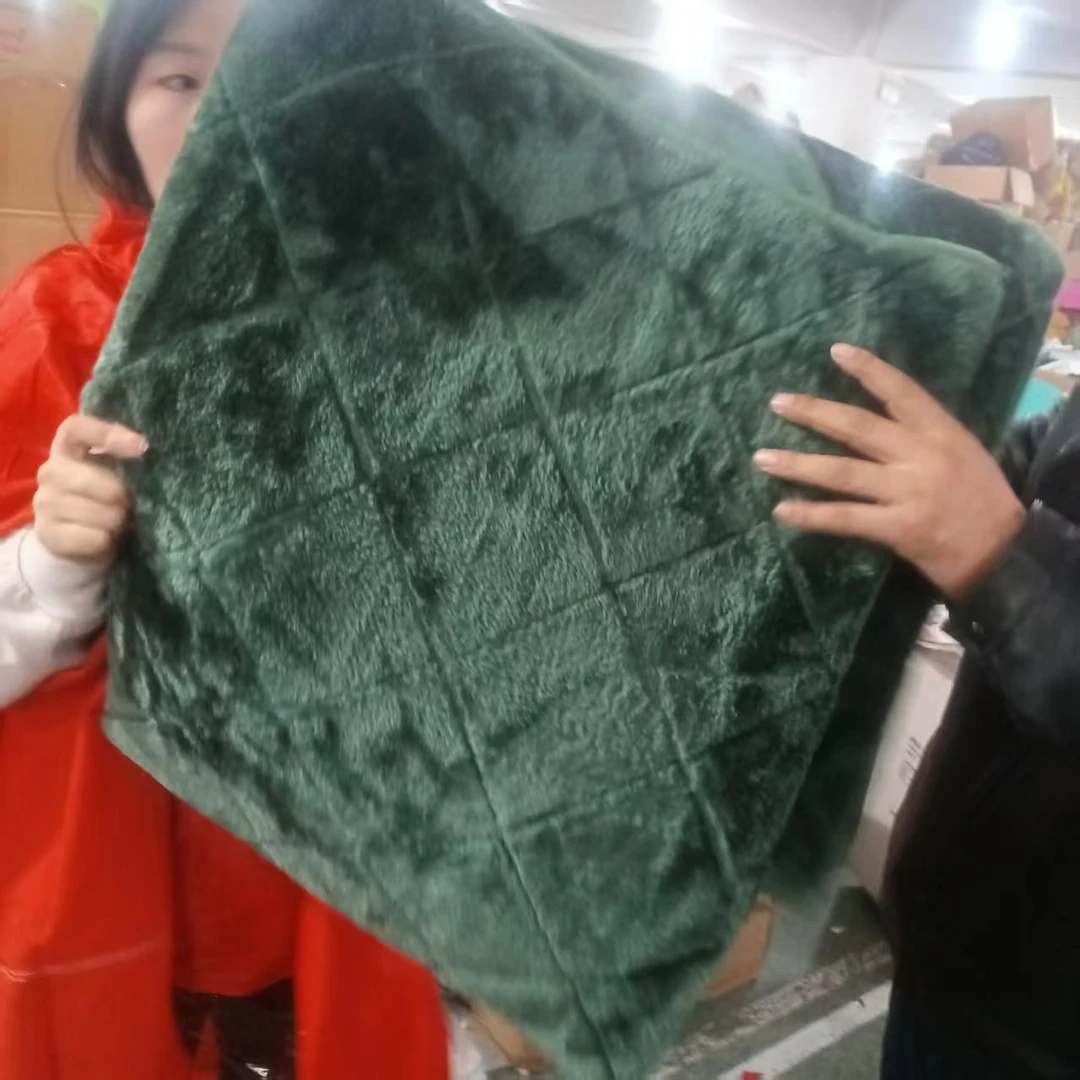 绿色菱形格床垫145*180