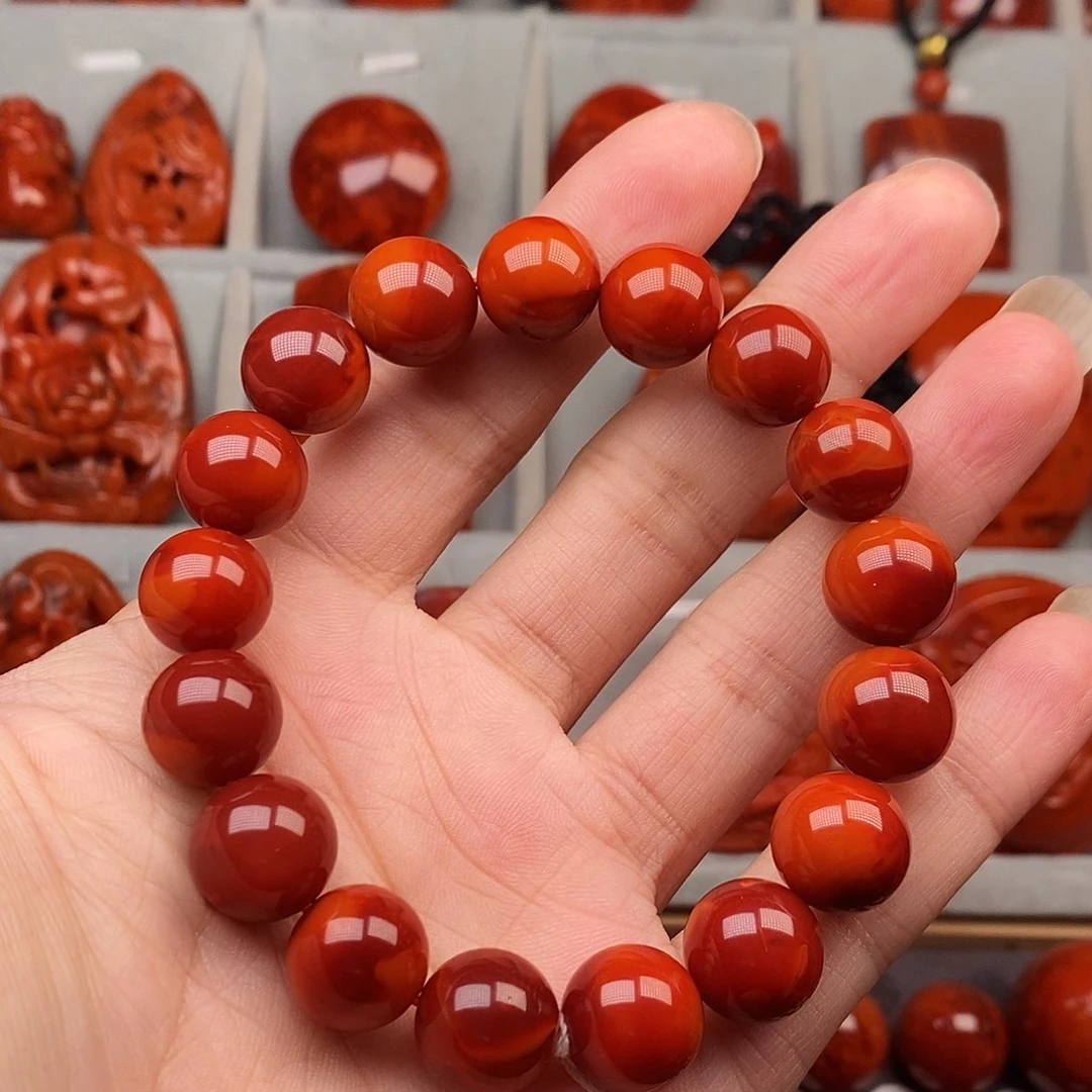 南红玛瑙未镶嵌手串