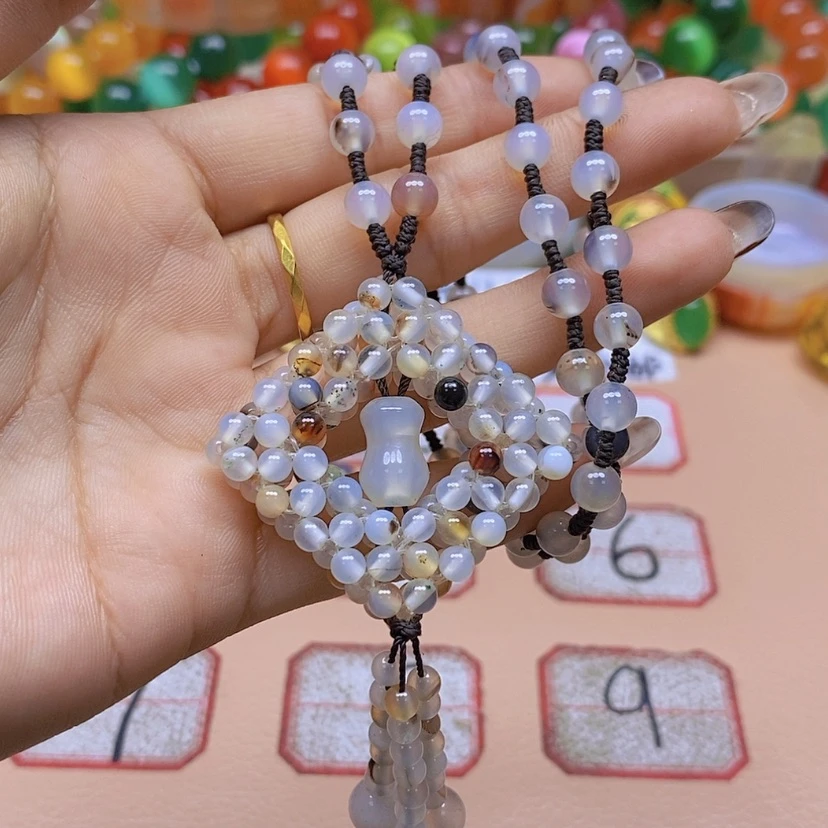 【闪购商品】玛瑙/玉髓颈饰未镶嵌1***女