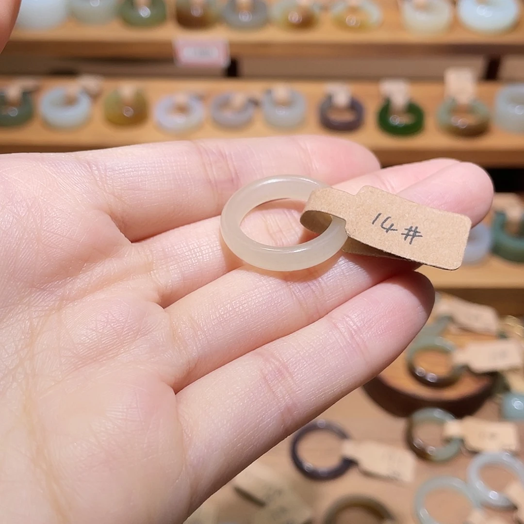 和田玉戒指未镶嵌16.9