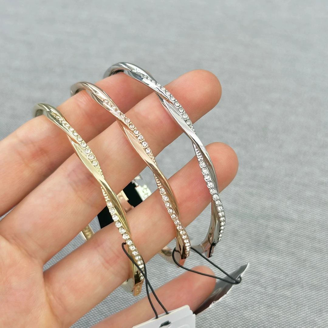 合金锆石手链 3色细手镯手链 27号 28号 22号