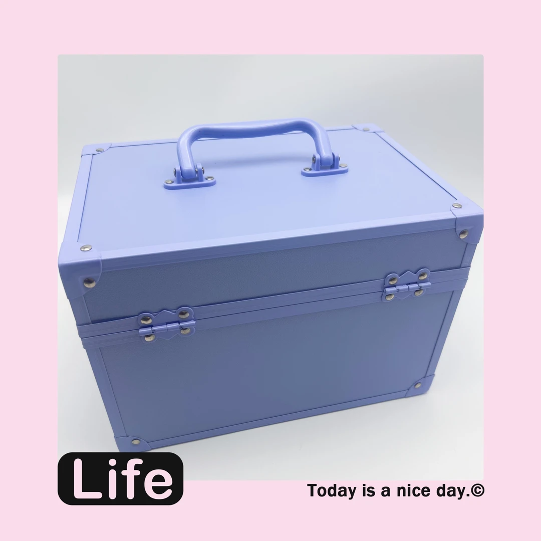 【是小U】紫色化妆箱003