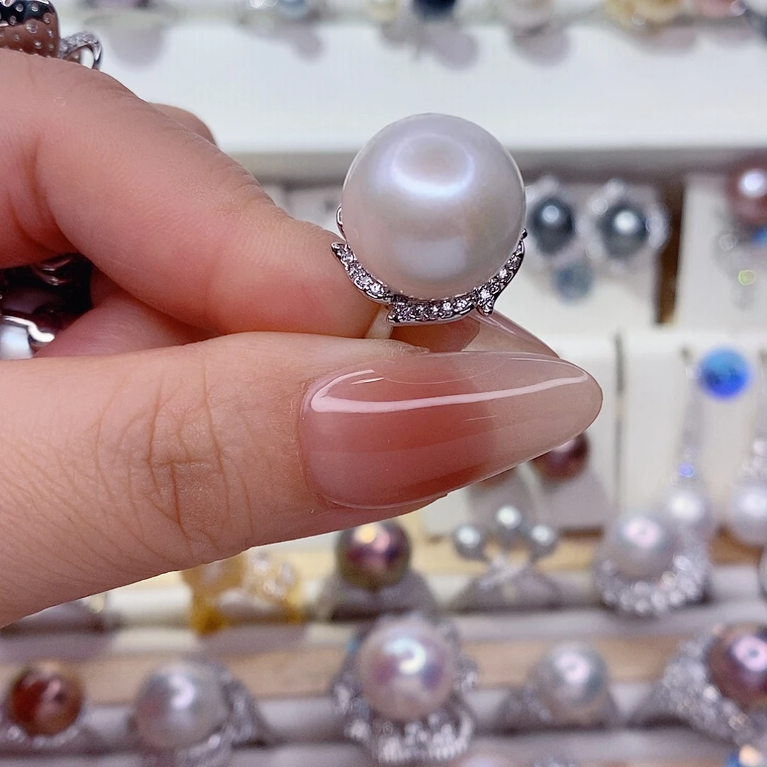 淡水珍珠戒指未镶嵌14➕
