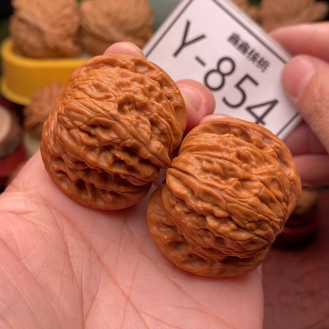 文玩核桃把件磨盘38
