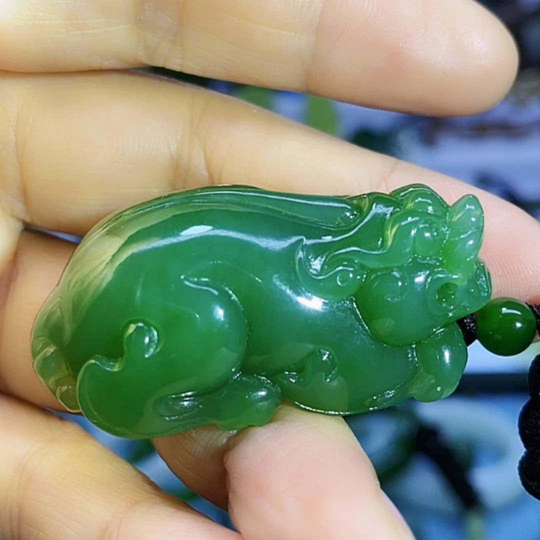 【闪购商品】未镶嵌和田玉（碧玉）挂件