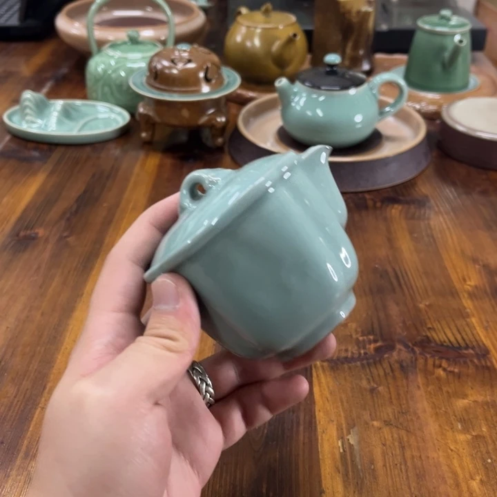 龙泉青瓷茶器微瑕8961