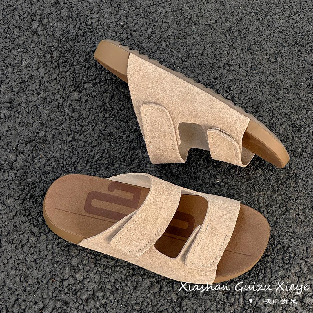 新款 超款真皮夏季舒适休闲勃肯拖鞋吐司拖鞋3200-5