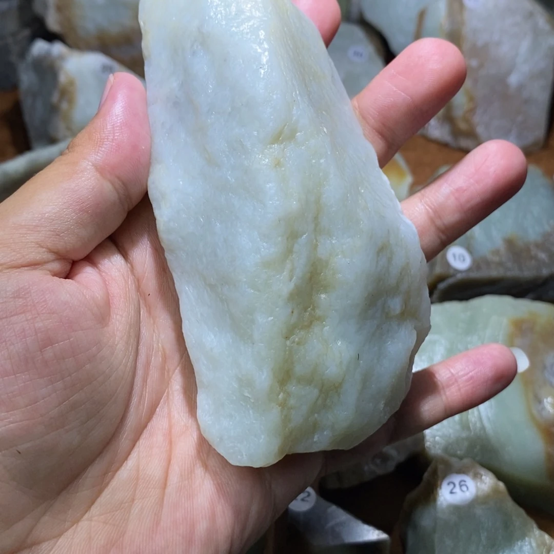 未镶嵌和田玉珠宝半成品暖*
