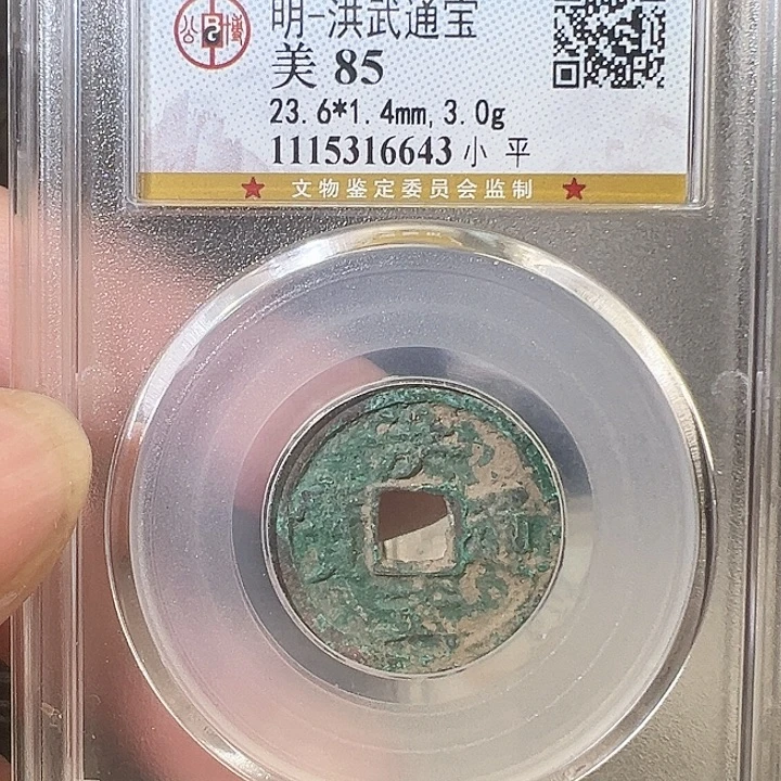 铜洪武通宝 明开国钱6643