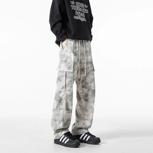 高品质休闲裤子男士潮流时尚百搭运动裤宽松直筒修身休闲裤