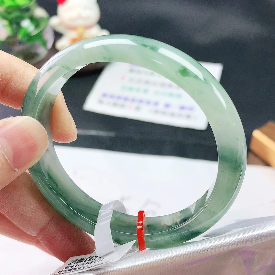 翡翠手镯未镶嵌54贵妃