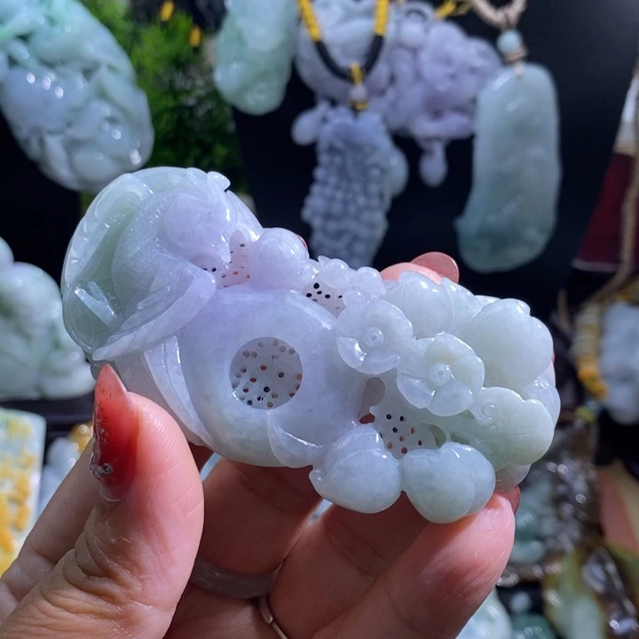 【闪购商品】颈饰未镶嵌翡翠靖**开凤凰