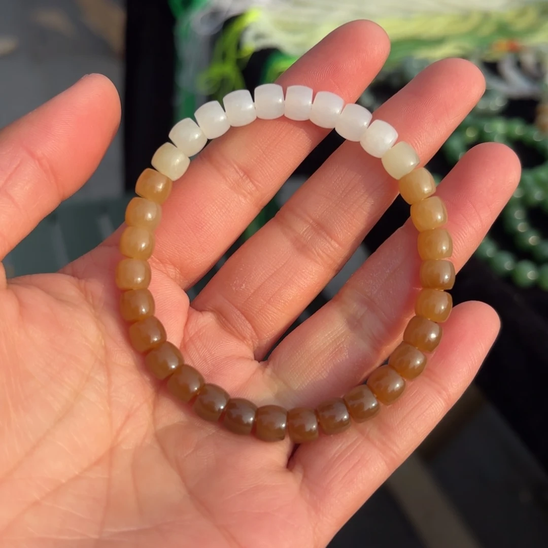 和田玉手链未镶嵌