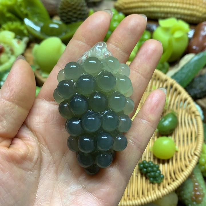 蛇纹石玉手把未镶嵌用****7