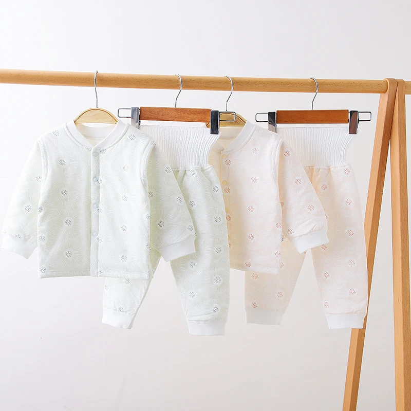 新生婴儿衣服长袖40克棉衣棉服冬天分体套装棉袄秋装薄棉秋冬纯棉