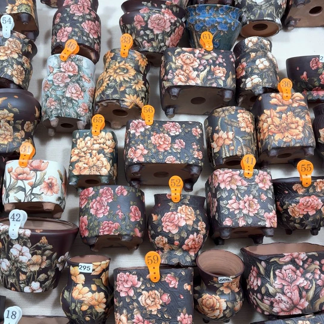 紫砂花盆陶瓷多肉花盆精品