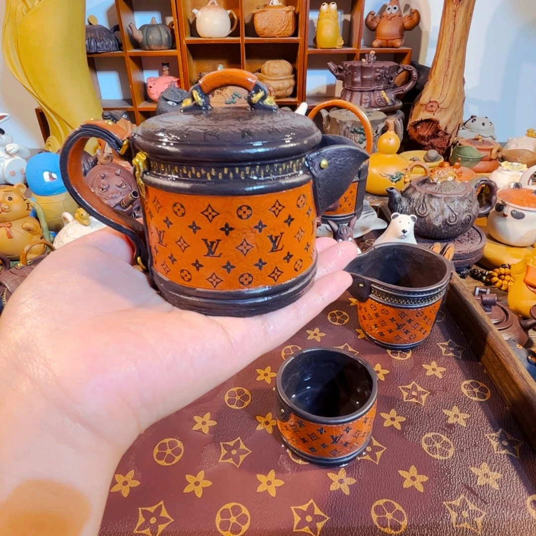 冷***瓜紫砂茶叶盒纯手工制作过程就是
