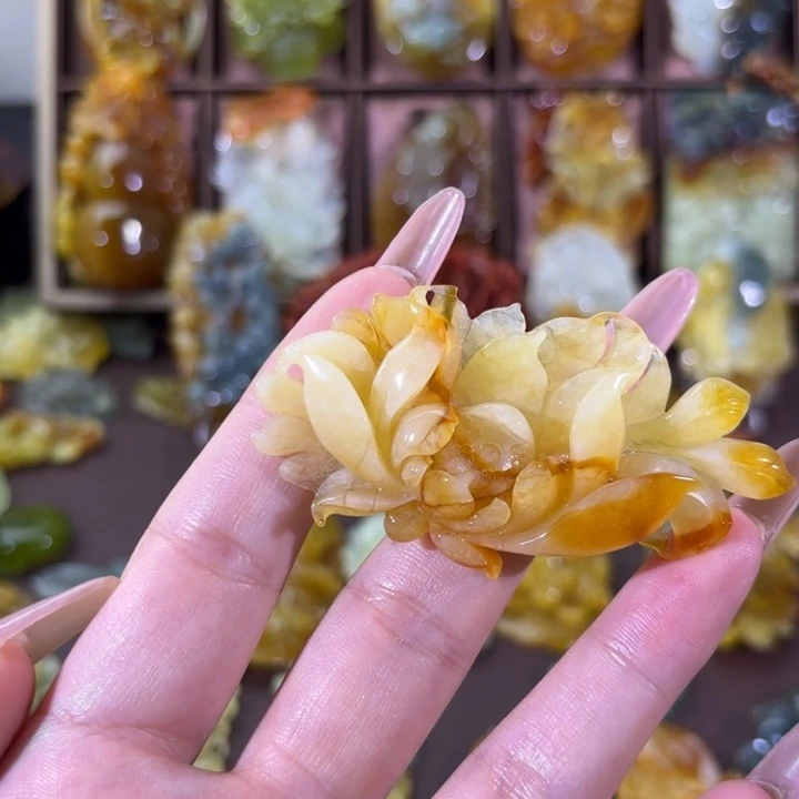 未镶嵌蛇纹石玉颈饰