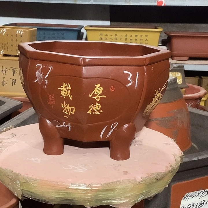 紫砂花盆花盆包邮