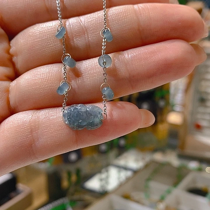 翡翠未镶嵌耳饰翡翠