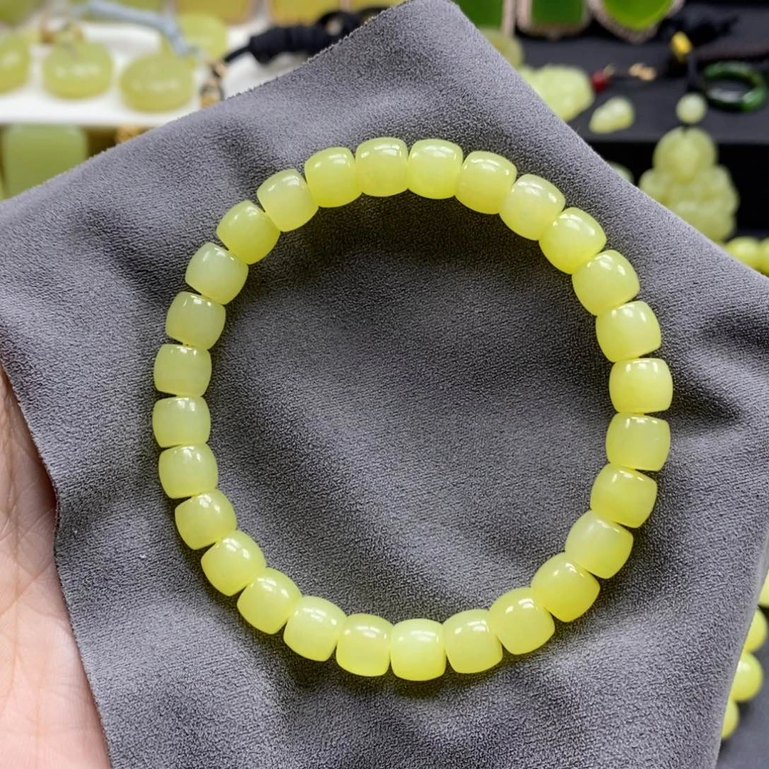 和田玉（黄玉）未镶嵌手串