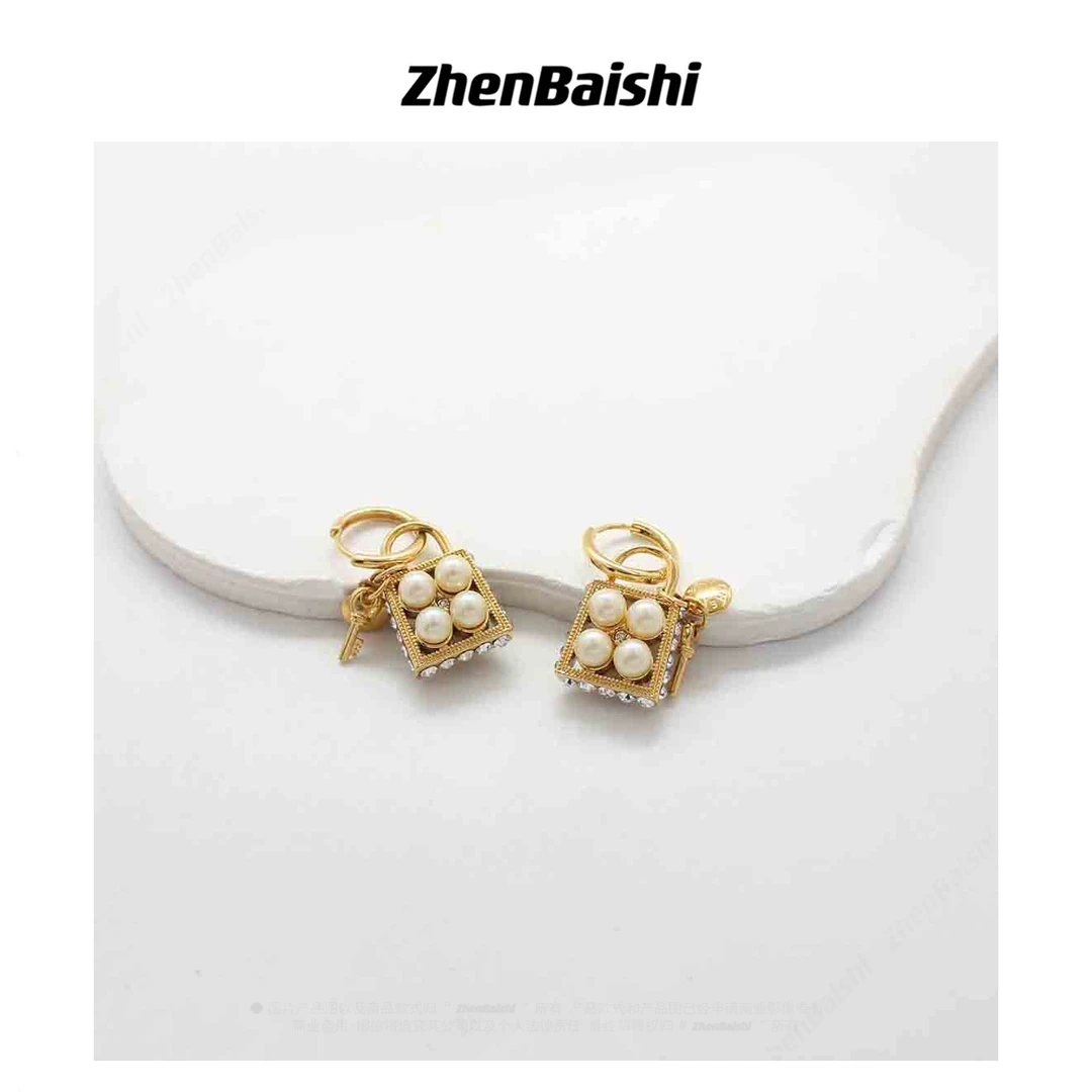 铜合金仿珍珠耳饰 精致百搭款耳钉【21072】