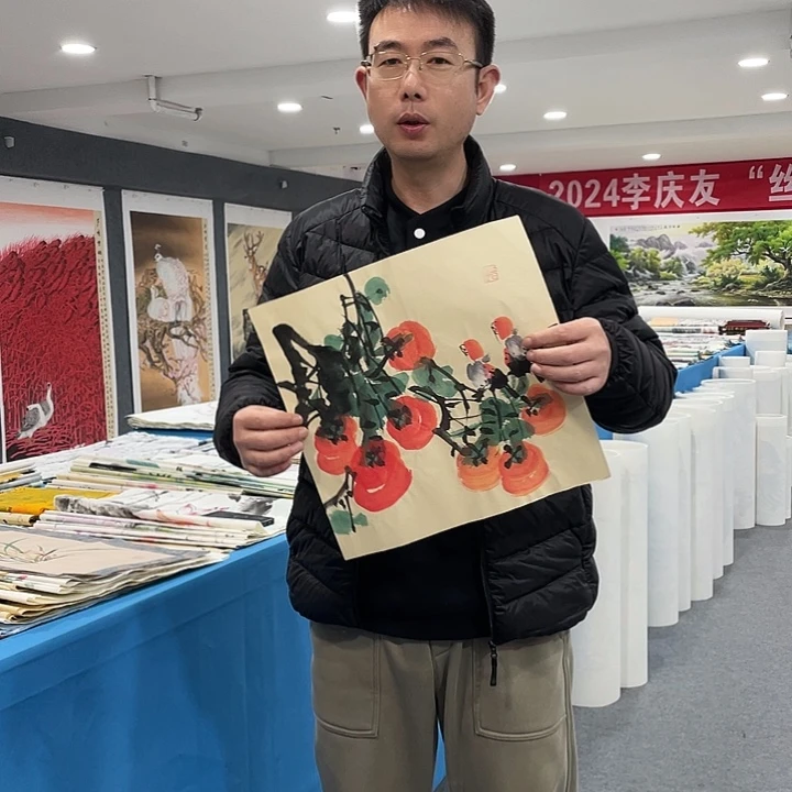 国画今天上午国画作品展示