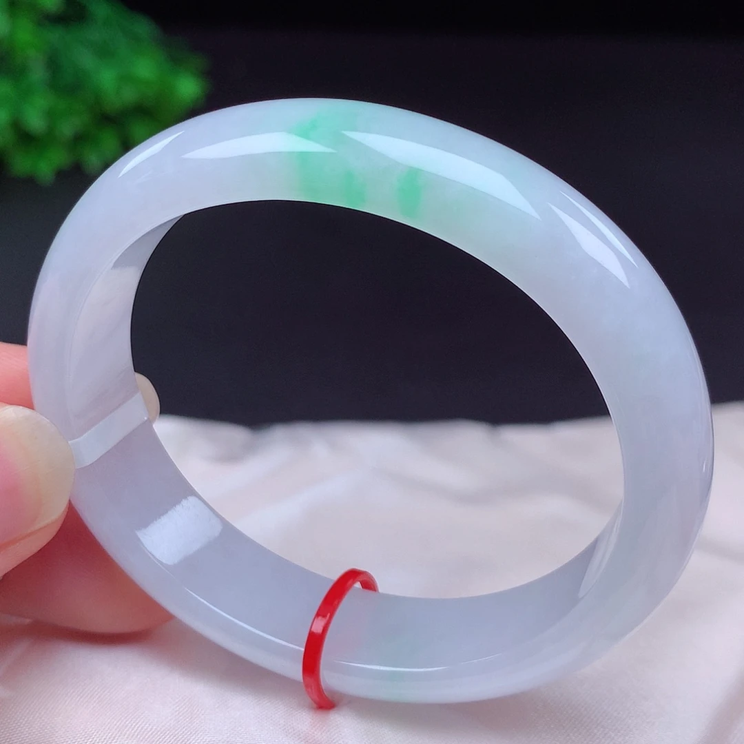 翡翠未镶嵌手镯54贵妃686007