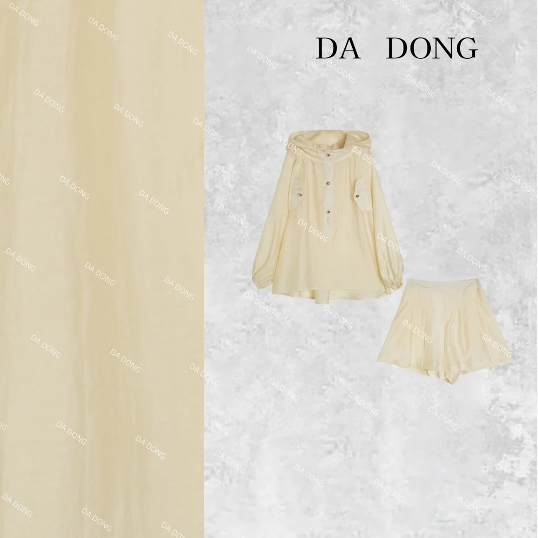 千湖岛--新中式国风气质时尚小众设计师休闲百搭长袖短裤显瘦套装