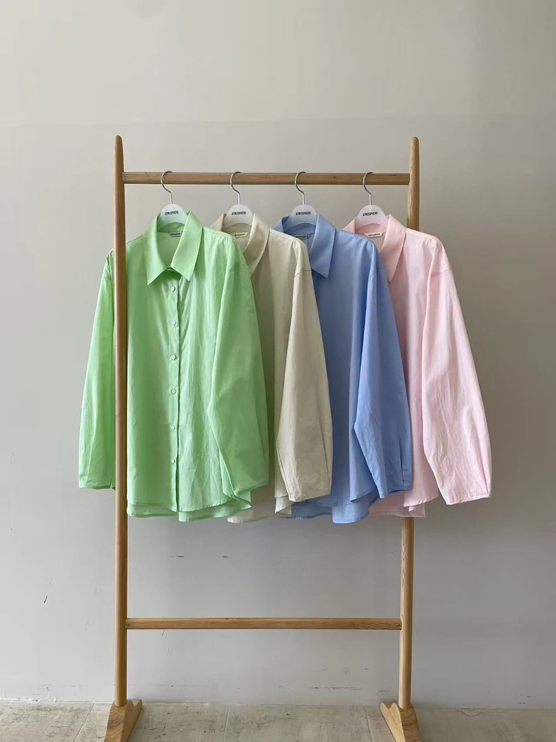 泡菜东大门atm*长袖衬衫（no退no换）韩系气质休闲百搭