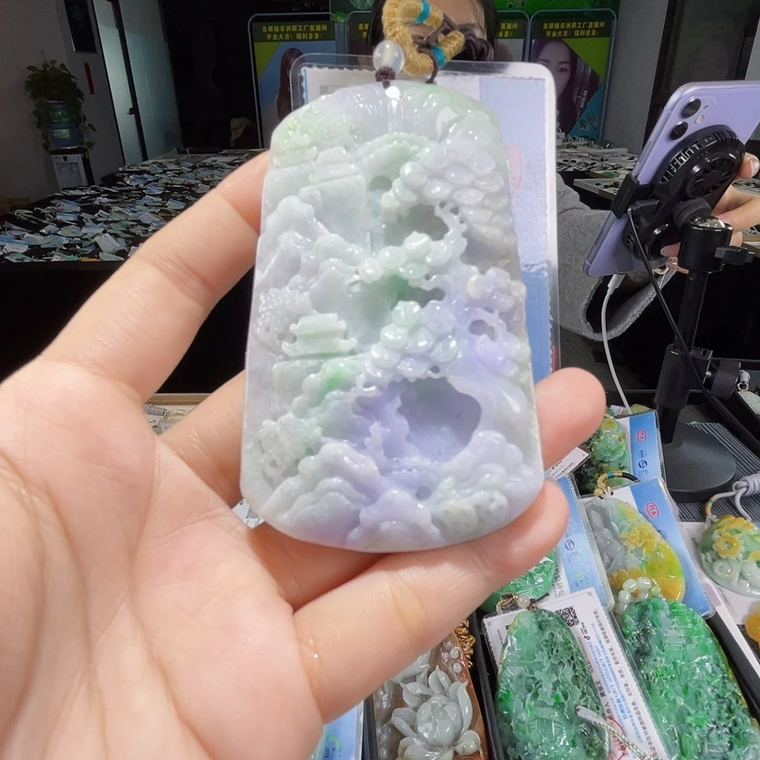 颈饰未镶嵌翡翠一