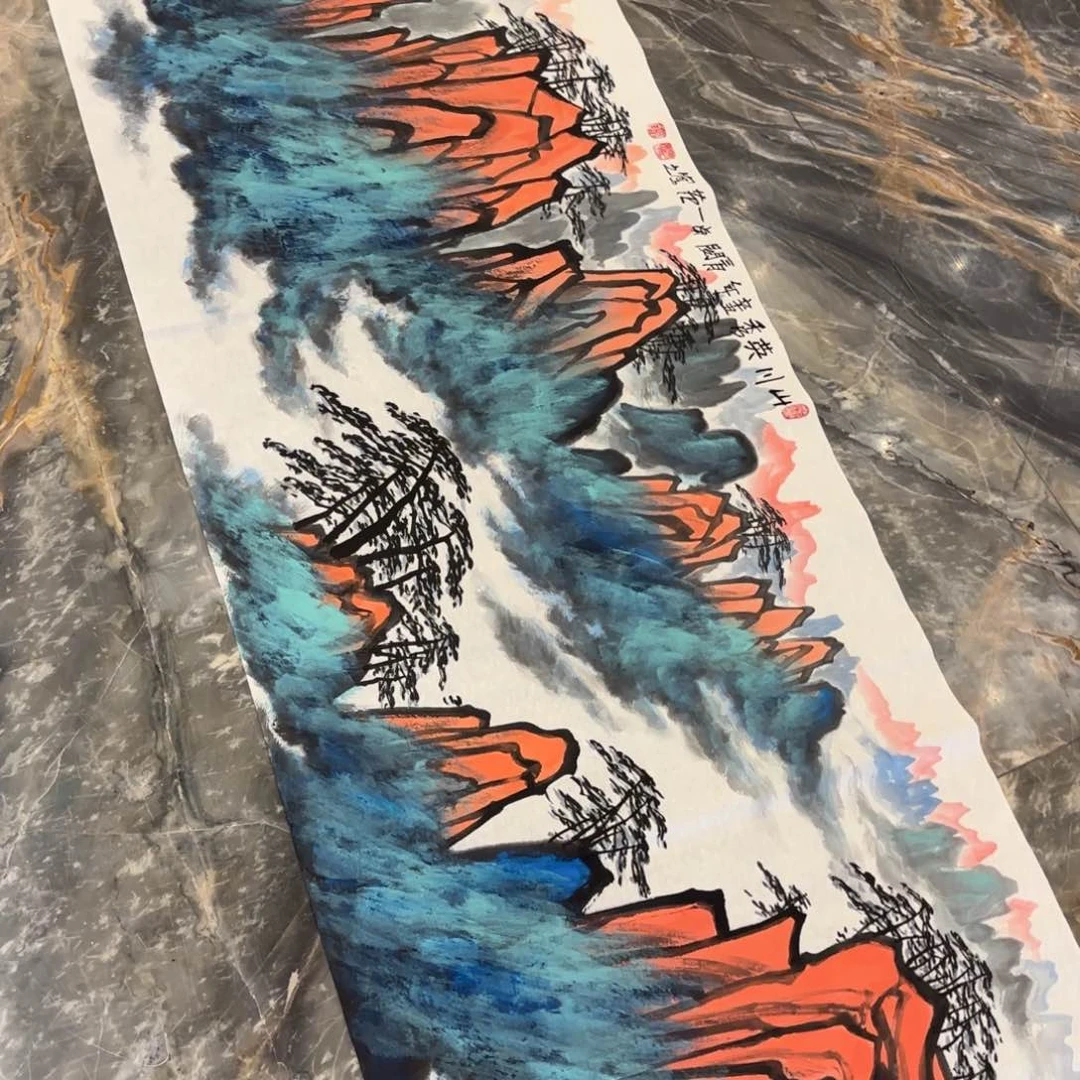 横款精品书画作品欣赏