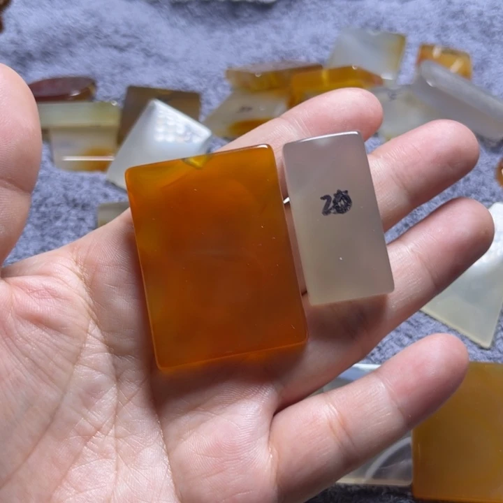 玛瑙/玉髓颈饰未镶嵌小**~2206