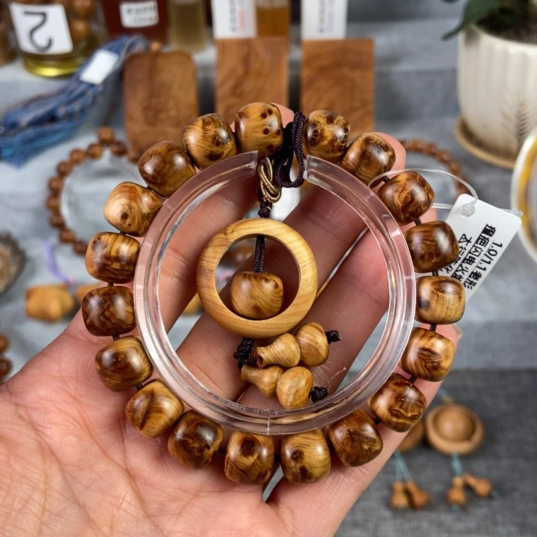 柏木（崖柏）手串/手链北太行高崖陈化瘤疤10/11老型