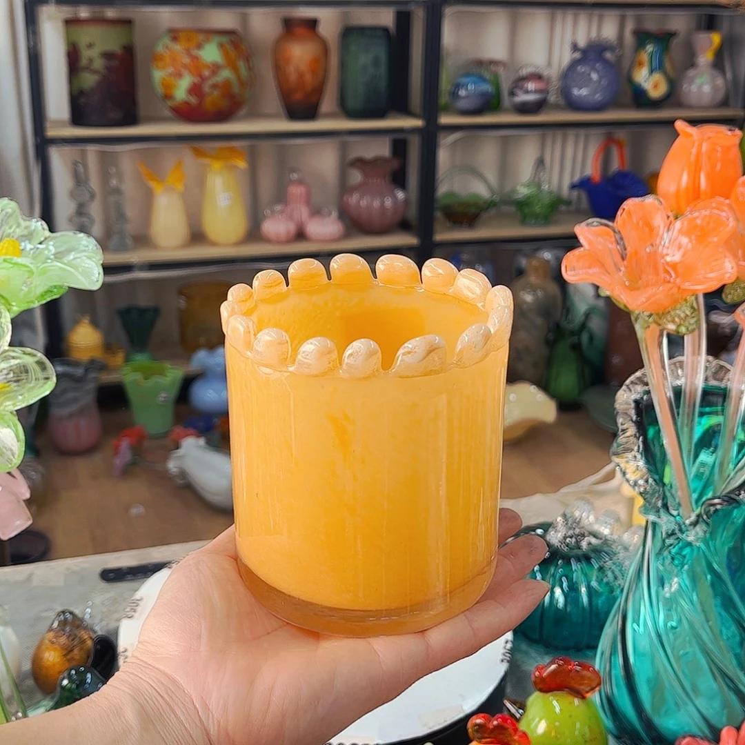 豆杯福利家悦琉璃工艺品不完美