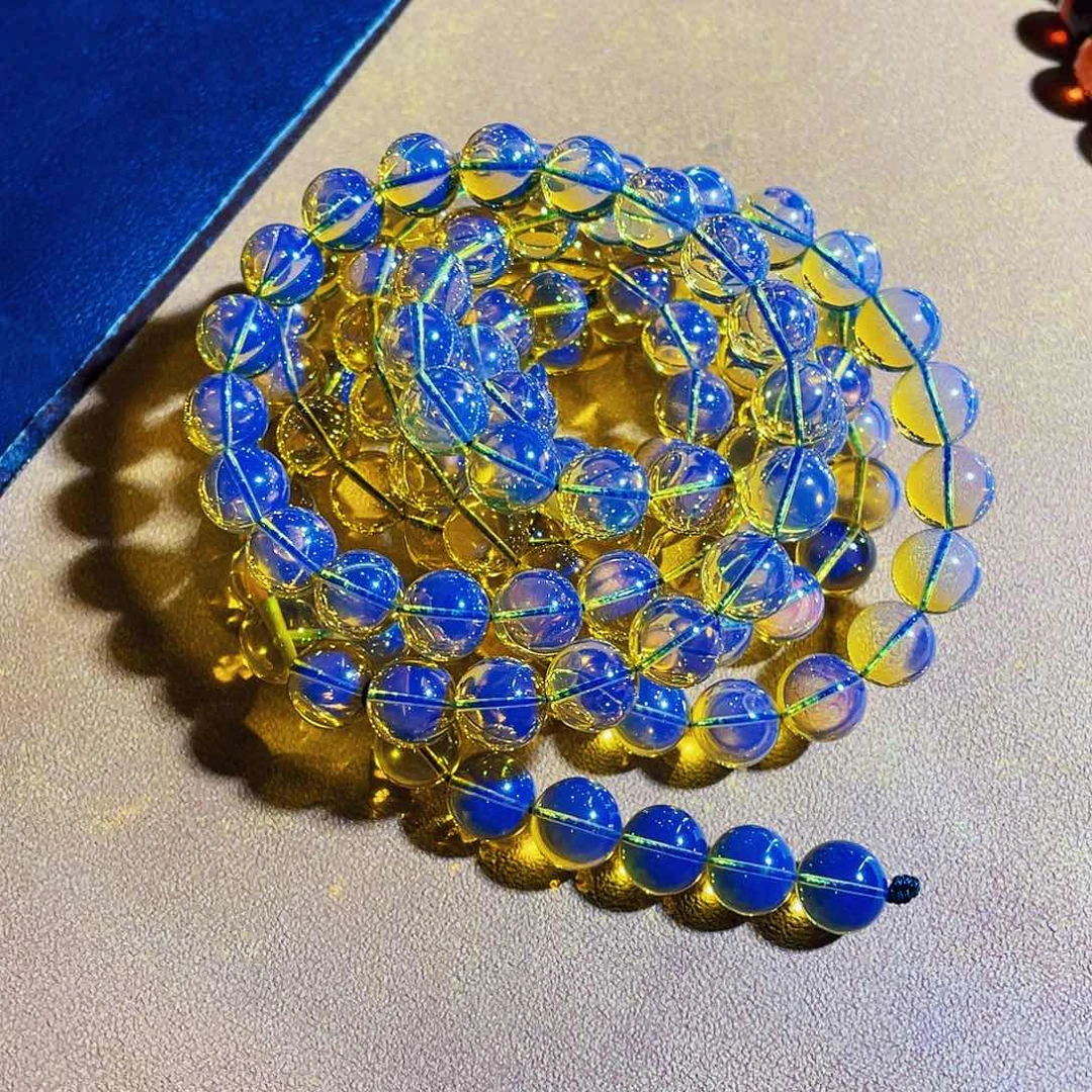 未镶嵌蓝珀裸石9加108毕业品质