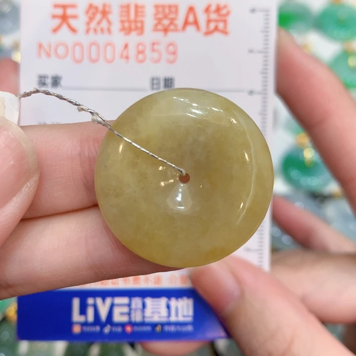 翡翠未镶嵌颈饰扣