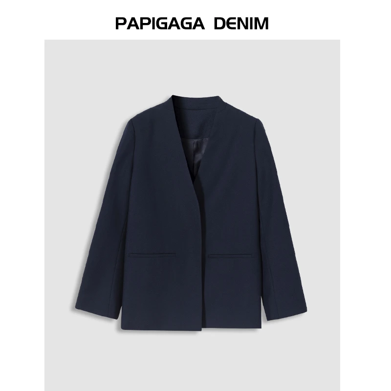 【马拉同款】西装外套女2025春秋新款欧货宽松版高级感小西服上衣