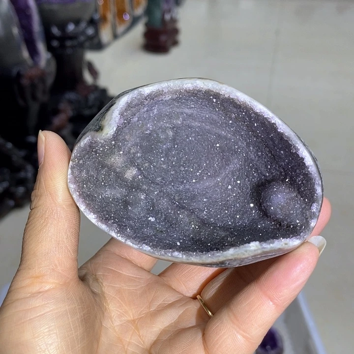 紫晶摆件未镶嵌莹