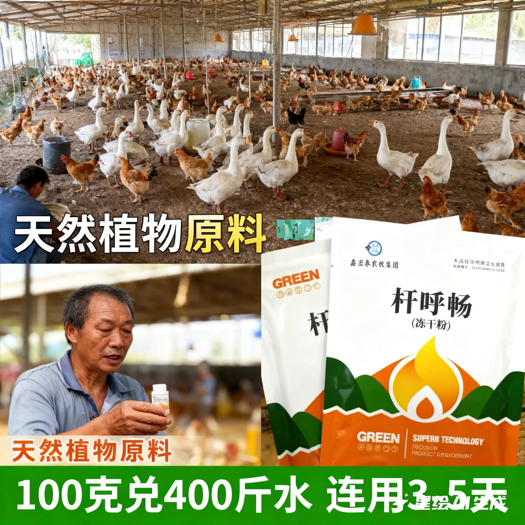 冻干粉杆呼畅冻干粉无抗养殖专家级预防大肠杆菌浆膜炎