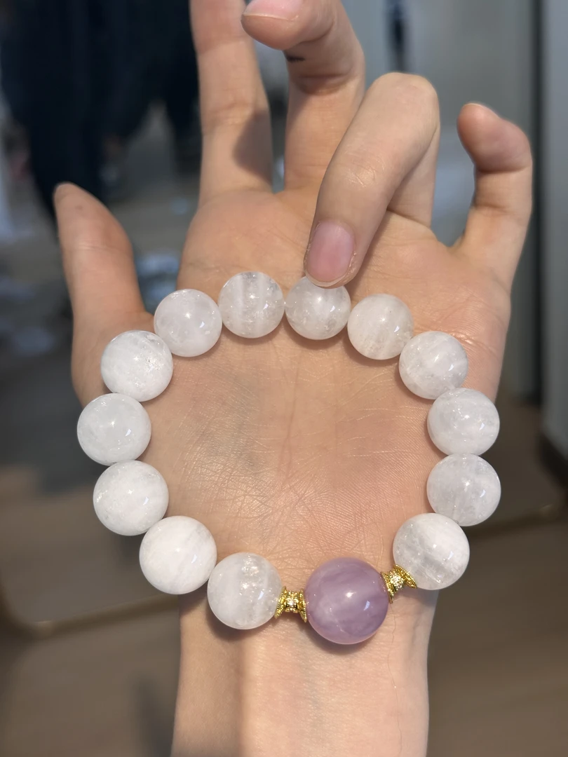 天然白幽灵设计款手串 多样性发其一 Y63