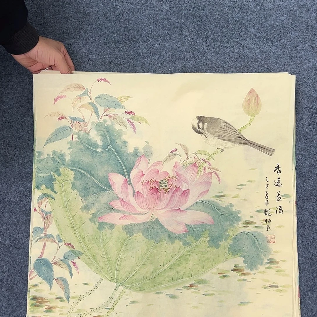 国画国画作品纯手绘作品