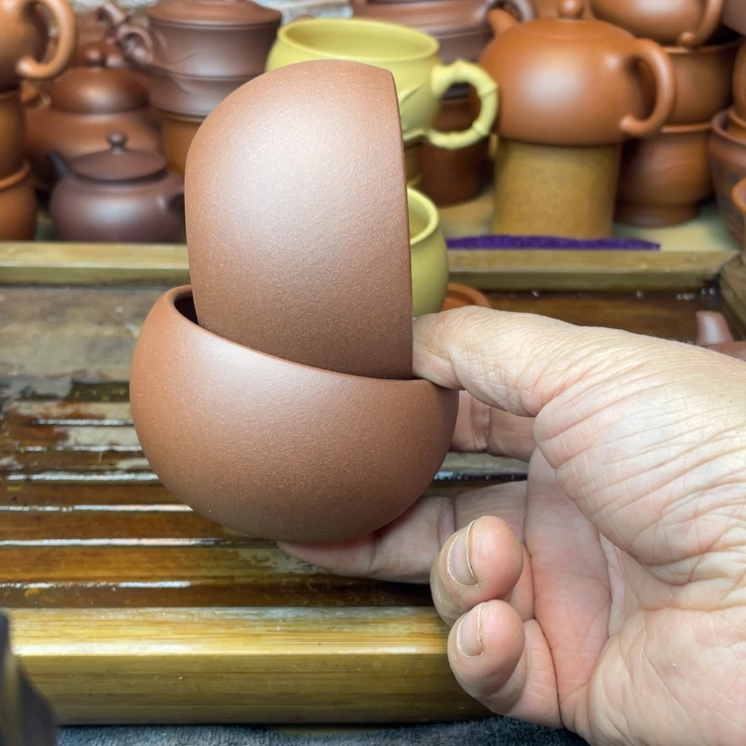 紫砂茶壶原矿底槽青试料