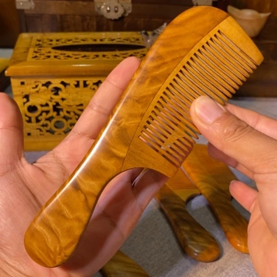 金丝楠金丝楠木小叶梳子
