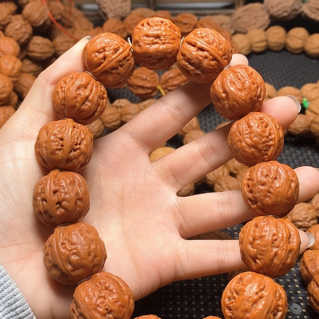 手串文玩核桃粗粒磨盘手持