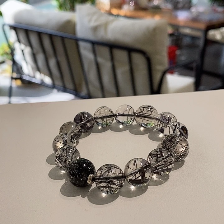 水晶手链未镶嵌黑发晶手链