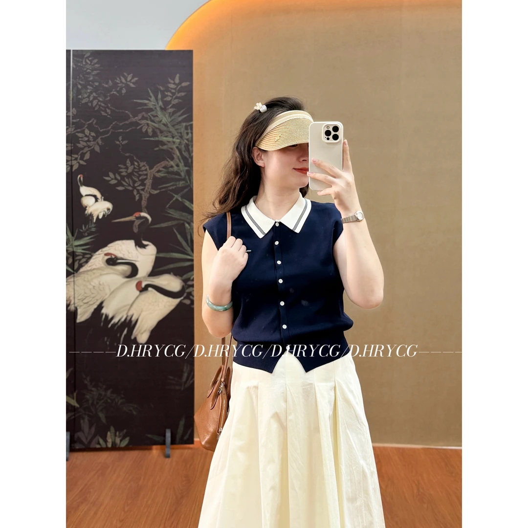 D.HRYCG【段段】GUI系列—Polo领垫肩背心
