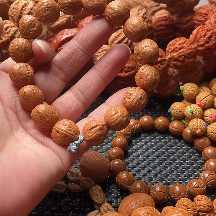 馬***雲手串文玩核桃金豆子